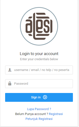 login form
